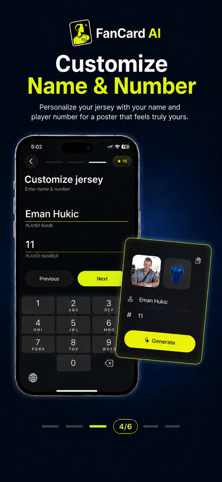 FanCard AI screenshot 4 of 5